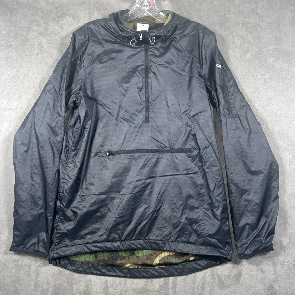 Nike Unscripted Anorak 1/2 Zip Wind Jacket Mens Small 669928-010